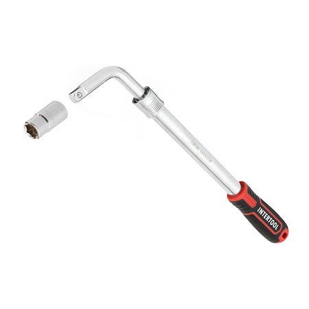 Intertool 1/2 in. Drive Telescoping Lug Wrench and Socket HT08-1600